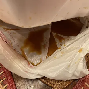 the contents of the bag