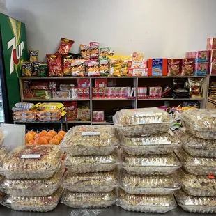 Inside store