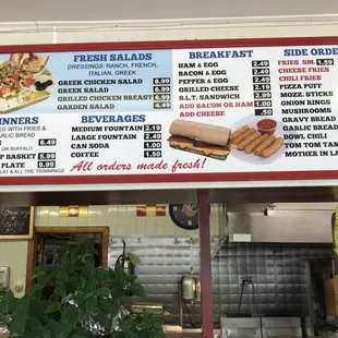 Just an  update of the menus 8-8-18