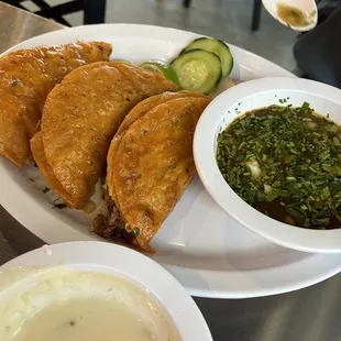 Birria tacos