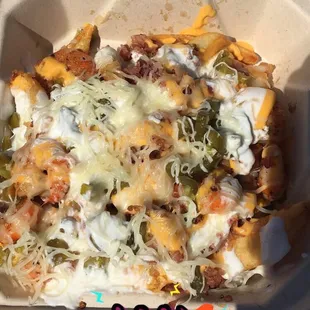 nachos, food
