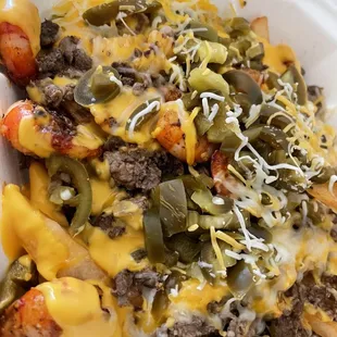 Steak &amp; Shrimp Cheese Fries