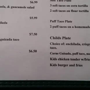 Menu 10.