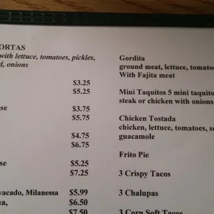 Menu 14.