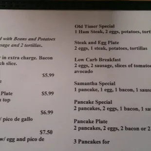 Menu 5.
