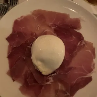 Burrata and Prosciutto Crudo di Parma