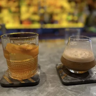 Deliciousness including their rotating old fashioned