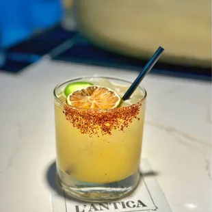 HEAT OF PASSION Jalapeño infused Acua del Sol Mezcal, Chinola Passionfruit, Lime, Pineapple, Agave