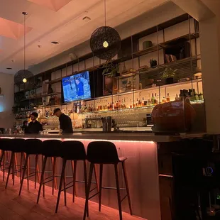 Inside bar area