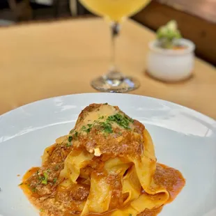 Pappardelle Genovese Homemade Pappardelle, Onion, Slow Cooked Short Rib