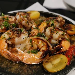 Garlic Shrimps Espanola, $13.00