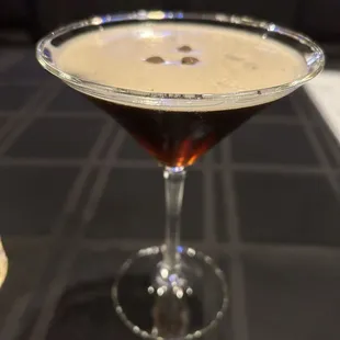 Espresso martini to die for