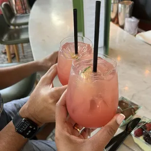 Margherita! Its delicious! Not sweet and is a tad spicy...unique use of hot honey. It's amazing must try