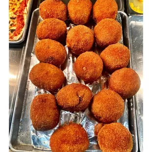 Great Arancini @ L&apos;Appetito. Corner Huron St /Wabash Ave.  Very Good Italian Deli &amp; Imported Italian foods. Great Coffee &amp; Sweets!Cool!