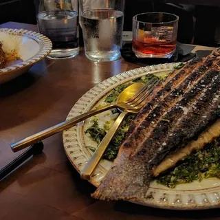 Whole Grilled Branzino