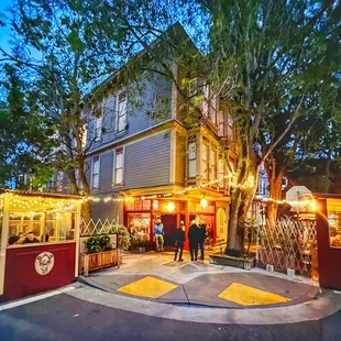 salle à manger en plein air