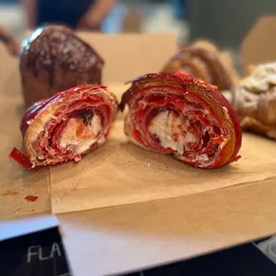 Strawberry Cheesecake croissant