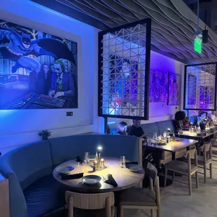 the interior of a restaurant