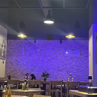 the interior of a restaurant