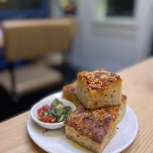 House-Made Focaccia (~$9)