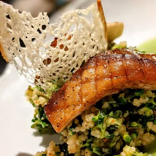 For those with shellfish allergies: mushroom risotto