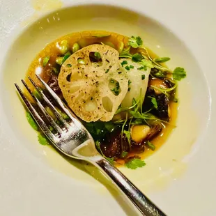 My a la carte Cod Dinner $56.