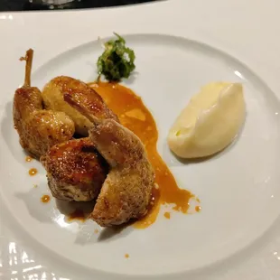 Foie Stuffed Quail