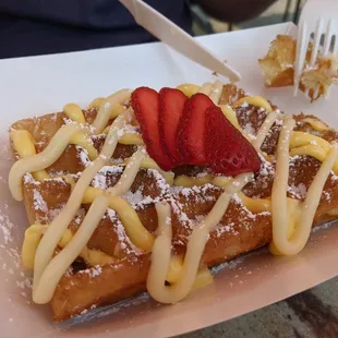 liege waffle w/ lemon curd &amp; &quot;french toast&quot;? topping