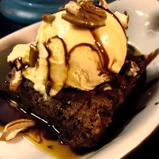 Our famous homemade brownie sundae!