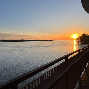 sunset from balcony