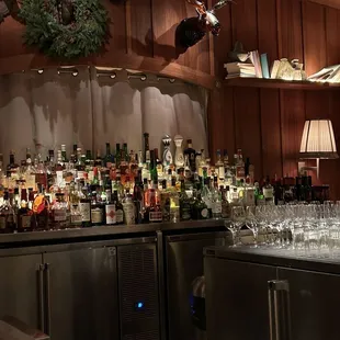 Bar selection downstairs