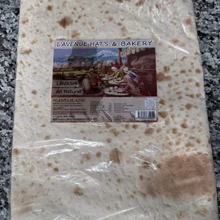 Lavash, soooooo good. No preservatives and you can taste the quality