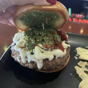 Burger week Caprese burger