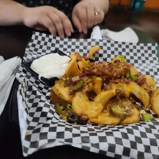 a plate of food