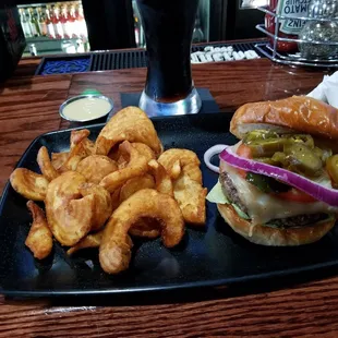 Fire burger!