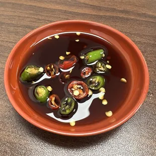 Spicy sauce that came with my beef broccoli