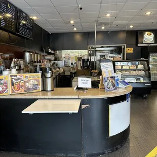 the interior of the restaurant