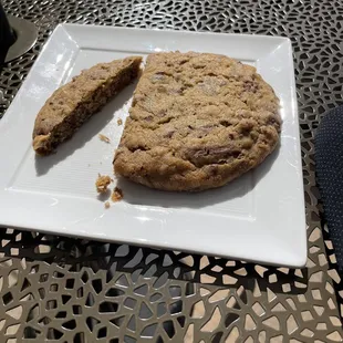 Chocolate chip pecan cookie