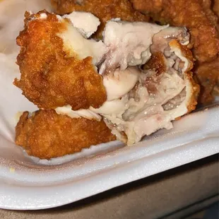 Uncooked slimes Chicken Dinner