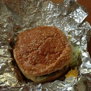 Cheeseburger (take out)