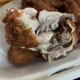 Under cooked chicken