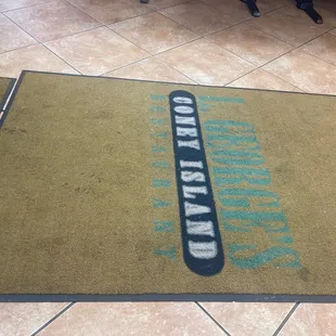 Front entrance mat