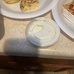 This is the ranch that is so good you can drink it lol don't mind the cinnamon rolls I made those