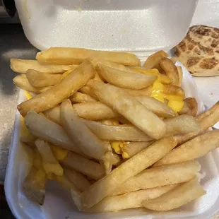 Now the cheese fries could have used a little more cheese however I'm lactose intolerant anyway so they were perfect lol and crispy