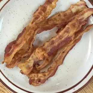 bacon on a plate