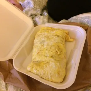 Stuffed with ham cheese and hash browns... Well made