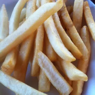 a plate of french fries