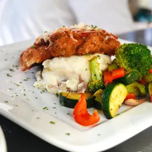 a plate of food
