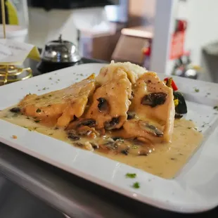 a plate of food