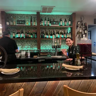 Bar area